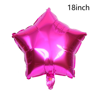 22 hüvelykes holdcsillag alumínium fólia lufi Baby Shower születésnapi party Dekorációk Hélium léggömbök Gyerekjátékok Globos Esküvői Fesztivál