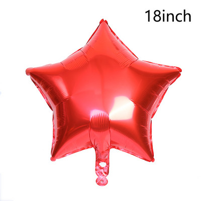 22 hüvelykes holdcsillag alumínium fólia lufi Baby Shower születésnapi party Dekorációk Hélium léggömbök Gyerekjátékok Globos Esküvői Fesztivál