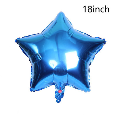 22 hüvelykes holdcsillag alumínium fólia lufi Baby Shower születésnapi party Dekorációk Hélium léggömbök Gyerekjátékok Globos Esküvői Fesztivál