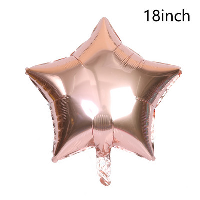 22 hüvelykes holdcsillag alumínium fólia lufi Baby Shower születésnapi party Dekorációk Hélium léggömbök Gyerekjátékok Globos Esküvői Fesztivál