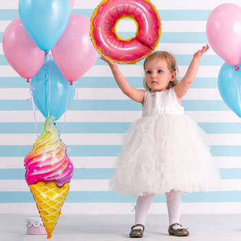 Сладолед Popsicle Summer Cartoon Сладко алуминиево фолио Балон Детски играчки за рожден ден Baby Shower Ball Парти консумативи
