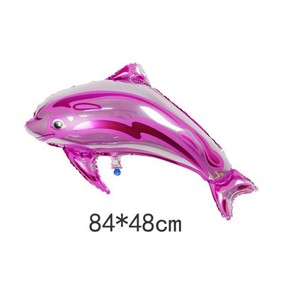 1db Ocean World Animal Fólia aranyos hal léggömbök bálna/rák/kagyló/cápa léggömb tengeri parti gyerek születésnapi dekoráció baba zuhany kellékek