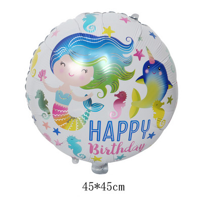 1db Ocean World Animal Fólia aranyos hal léggömbök bálna/rák/kagyló/cápa léggömb tengeri parti gyerek születésnapi dekoráció baba zuhany kellékek