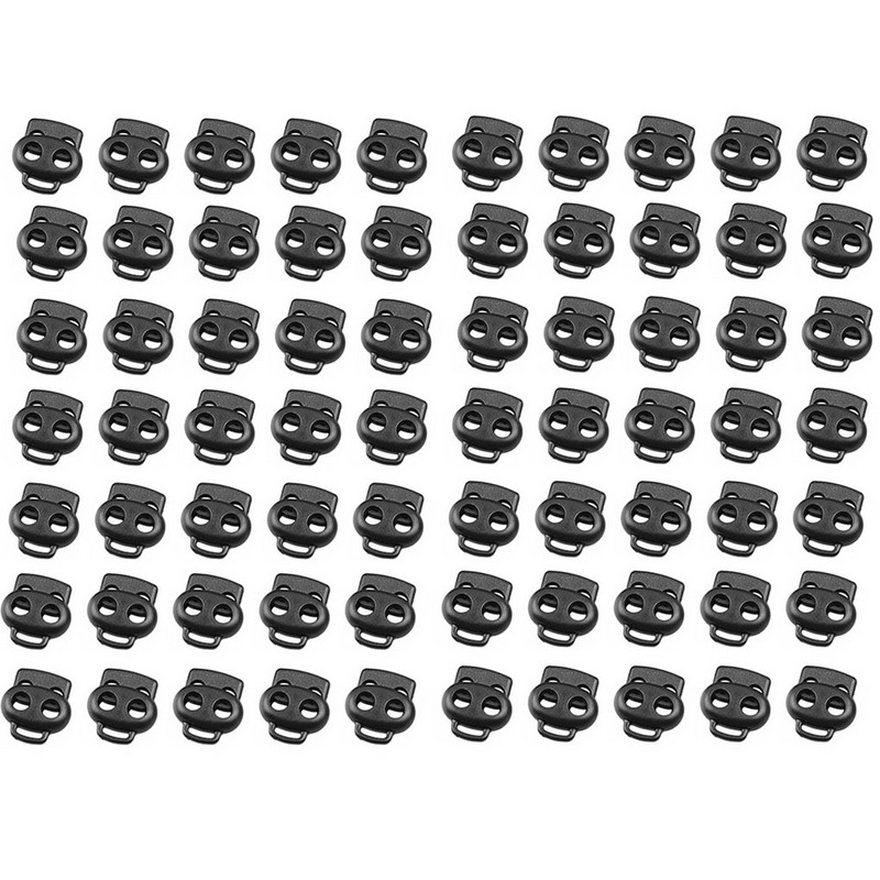 10 Συσκευασία Πλαστικές Κλειδαριές Κορδονιού Ελαφρύς στερέωσης πώματος εναλλαγής άκρου