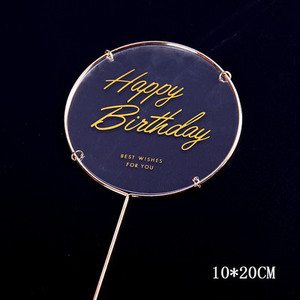 Romantikus pillangósütés Boldog születésnapot akril torta felső díszítés lány hercegnő esküvői születésnapi party torta szuper kellékek