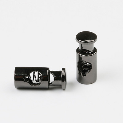 10 τμχ Κλιπ πόρπης ελατηρίου μονής τρύπας 10mm DIY Αντικατάσταση ραπτικής κουκούλας αθλητικών ειδών τσάντα κορδόνι σχοινί Κλείδωμα με κορδόνι