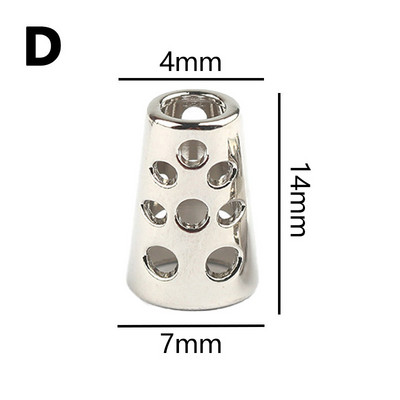 10 DB Zsinórvég kapcsok Ruházati kötélvégek fedél zár csat ütköző ötvözet cipőfűző kötél ruhatáskához Sportruházat váltó