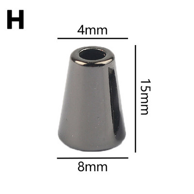 10 DB Zsinórvég kapcsok Ruházati kötélvégek fedél zár csat ütköző ötvözet cipőfűző kötél ruhatáskához Sportruházat váltó