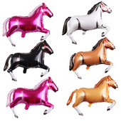 1gab Liels brūns melns iedegums lauku saimniecības zirgu folija hēlija baloni ar dzīvnieku tēmu dzimšanas dienas svinību dekoru piederumi balonu bērniem klasiskās rotaļlietas