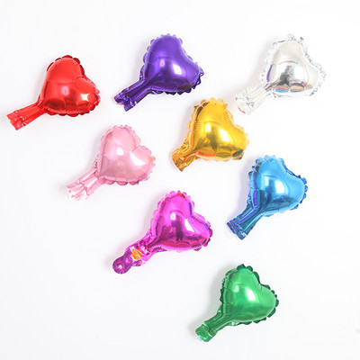 20/30/50db 5 hüvelykes fólia csillag léggömbök szív léggömb születésnapi esküvői dekoráció party baba zuhany Felfújható gyermekjáték kellékek