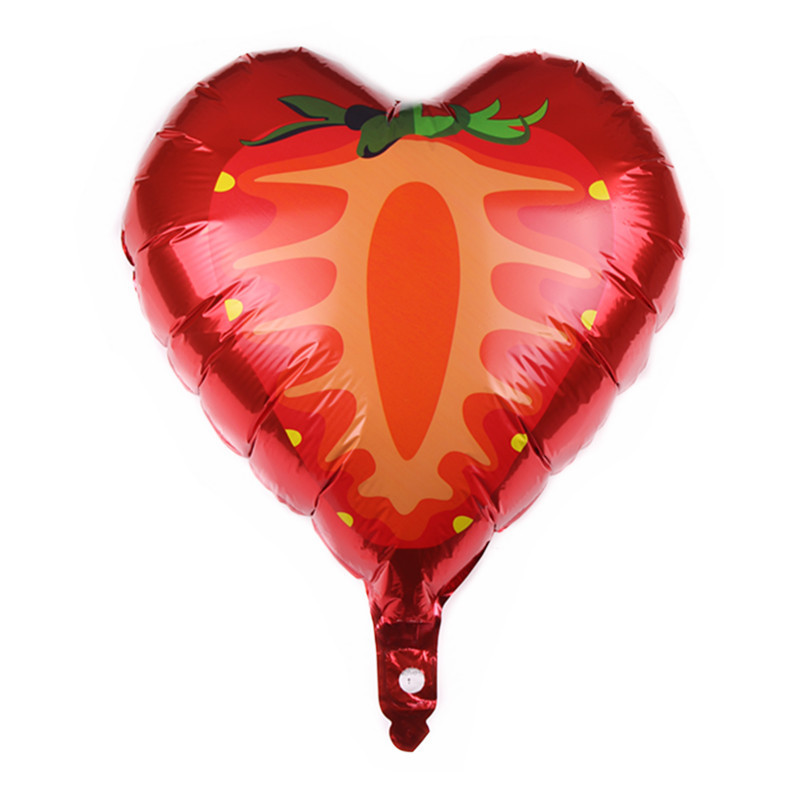 5gab 18 collu augļu folijas balons persiks arbūzs kivi zemeņu apelsīns ananāss vasaras ballīšu dekorēšanas piederumi bērnu rotaļlieta