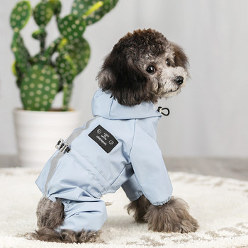 Μικρά σκυλιά αδιάβροχο αντανακλαστικά τετράποδα ρούχα για κατοικίδια για κουτάβια αδιάβροχα μπουφάν που αναπνέουν Chihuahua Αδιάβροχο παλτό Chihuahua για κατοικίδια