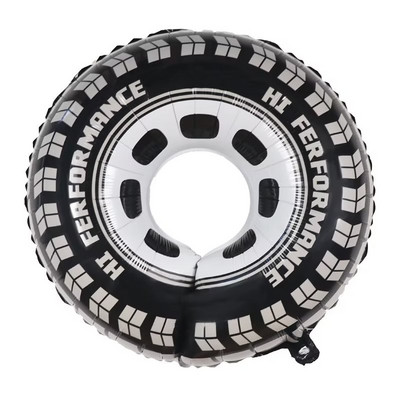 Võidusõidu teemapidu Rehvifoolium heelium õhupall Lastele Mänguasjad Rehvid Õhugloobused Ujumisrõngad Võidusõidupeo Võidusõiduautode sünnipäevatarbed