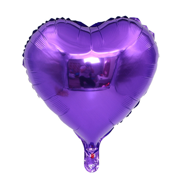 Balon din aluminiu cu inimă de 18 inch pentru petrecerea de aniversare Mirele Mire Nuntă/Decor de Crăciun Baloane din folie Globos Livrare gratuită 1buc