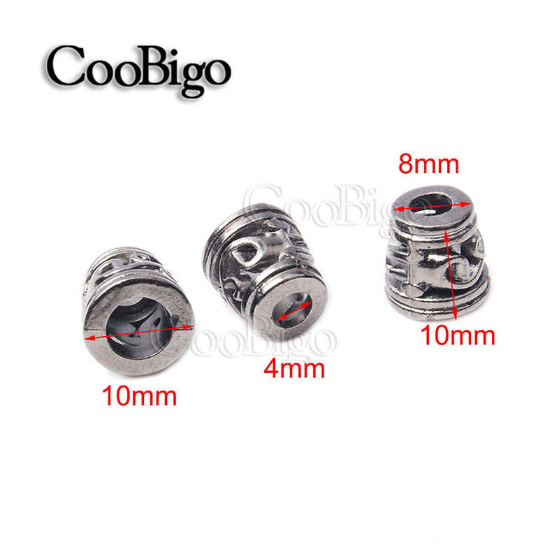 50db műanyag zsinórvégek dugó kapocs üreges rögzítés kötélbilincs barkács húzózsinór táska sportruházat Paracord zsinór tartozékok