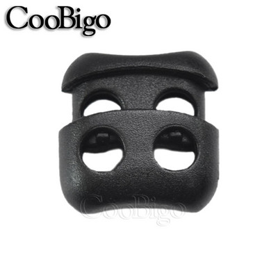 20gab. Plastmasas aizbāznis Vada slēdzenes sviras, Apavu šņores Virve Apģērba mugursomas soma Sporta apģērbi DIY Amatniecības piederumi 3,9 mm