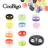 10db Vezetékzár Gyöngyütköző Kapcsoló Műanyag Cipőfűző Sportruházat Hátizsák Zsinór bilincs Barkács kézműves kiegészítők Átlátszó