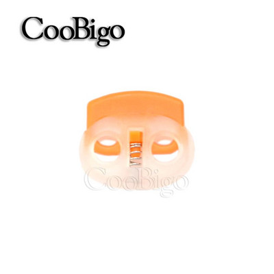 10db Vezetékzár Gyöngyütköző Kapcsoló Műanyag Cipőfűző Sportruházat Hátizsák Zsinór bilincs Barkács kézműves kiegészítők Átlátszó