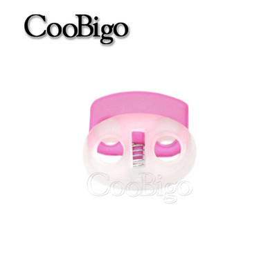 10db Vezetékzár Gyöngyütköző Kapcsoló Műanyag Cipőfűző Sportruházat Hátizsák Zsinór bilincs Barkács kézműves kiegészítők Átlátszó