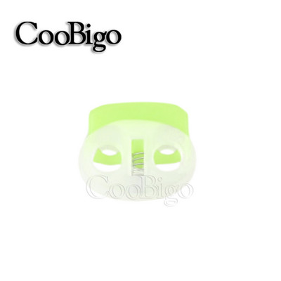 10db Vezetékzár Gyöngyütköző Kapcsoló Műanyag Cipőfűző Sportruházat Hátizsák Zsinór bilincs Barkács kézműves kiegészítők Átlátszó