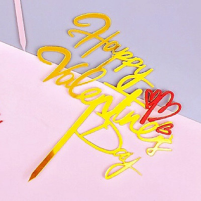 Rožu ziedu mīlestības kūkas virsma laimīgai Valentīna dienai mīļotā laulātā precēta pāra iepazīšanās kūkas virsma Akrila kūkas dekorēšana