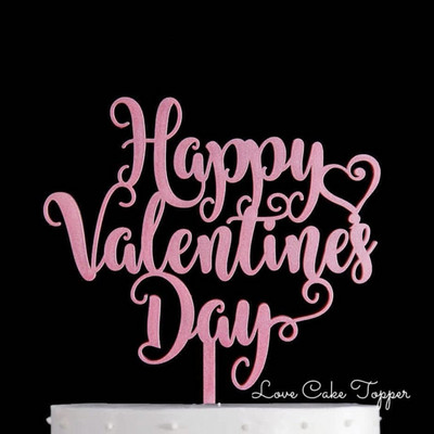 Rožu ziedu mīlestības kūkas virsma laimīgai Valentīna dienai mīļotā laulātā precēta pāra iepazīšanās kūkas virsma Akrila kūkas dekorēšana