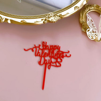 Rožu ziedu mīlestības kūkas virsma laimīgai Valentīna dienai mīļotā laulātā precēta pāra iepazīšanās kūkas virsma Akrila kūkas dekorēšana