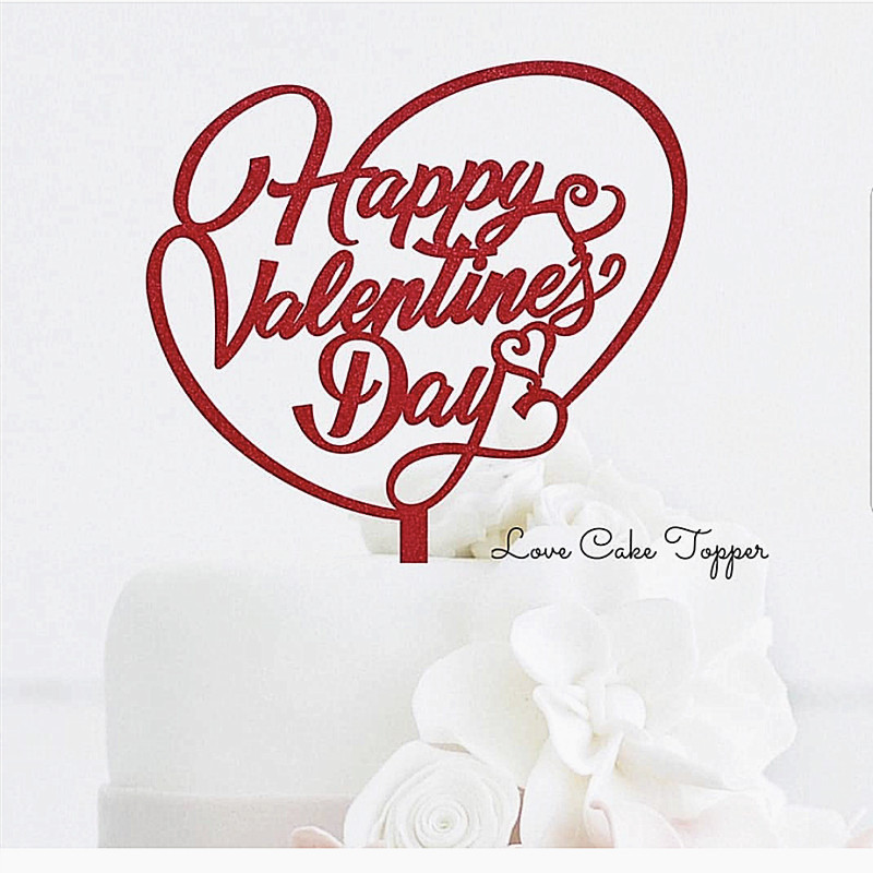 Rožu ziedu mīlestības kūkas virsma laimīgai Valentīna dienai mīļotā laulātā precēta pāra iepazīšanās kūkas virsma Akrila kūkas dekorēšana