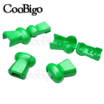 10gab Vadu gali, rāvējslēdzējs, velkams, virves slēdzene, plastmasa krāsaina sporta apģērbam, apavu aukle Paracord Molle taktiskās mugursomas piederumi