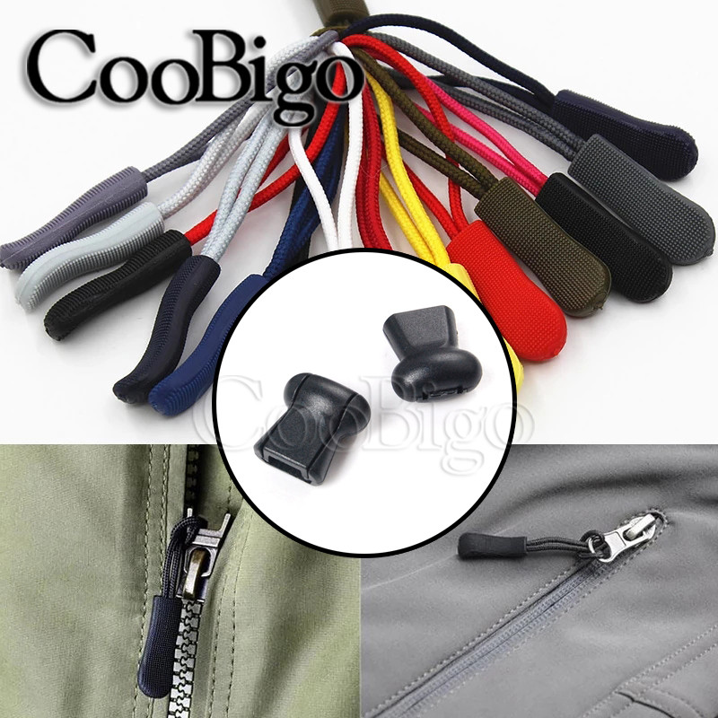 10gab Vadu gali, rāvējslēdzējs, velkams, virves slēdzene, plastmasa krāsaina sporta apģērbam, apavu aukle Paracord Molle taktiskās mugursomas piederumi