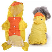 Kisállat kutya esőkabát macska esőkabát kültéri esőruházat kapucnis ruházat jumpsuit kiskutya esős nap alkalmi vízálló kabát