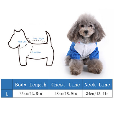 Kisállat kutya esőkabát macska esőkabát kültéri esőruházat kapucnis ruházat jumpsuit kiskutya esős nap alkalmi vízálló kabát