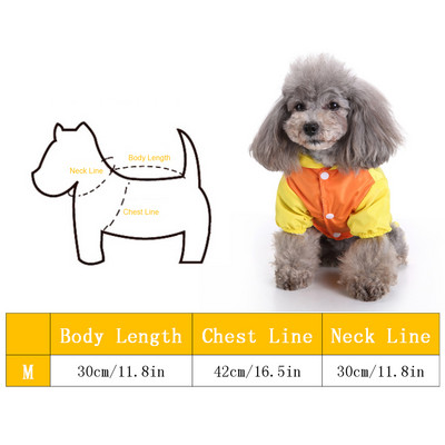 Kisállat kutya esőkabát macska esőkabát kültéri esőruházat kapucnis ruházat jumpsuit kiskutya esős nap alkalmi vízálló kabát