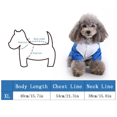 Kisállat kutya esőkabát macska esőkabát kültéri esőruházat kapucnis ruházat jumpsuit kiskutya esős nap alkalmi vízálló kabát