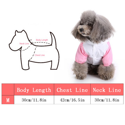 Kisállat kutya esőkabát macska esőkabát kültéri esőruházat kapucnis ruházat jumpsuit kiskutya esős nap alkalmi vízálló kabát