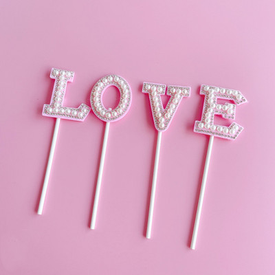 DIY MOM kūkas deserta dekorēšana Priecīgas Mātes dienas dāvanu kūku pildītāji, balti dzijas piederumi dzimšanas dienas ballītei kāzu mīlestības kūkas virsmai