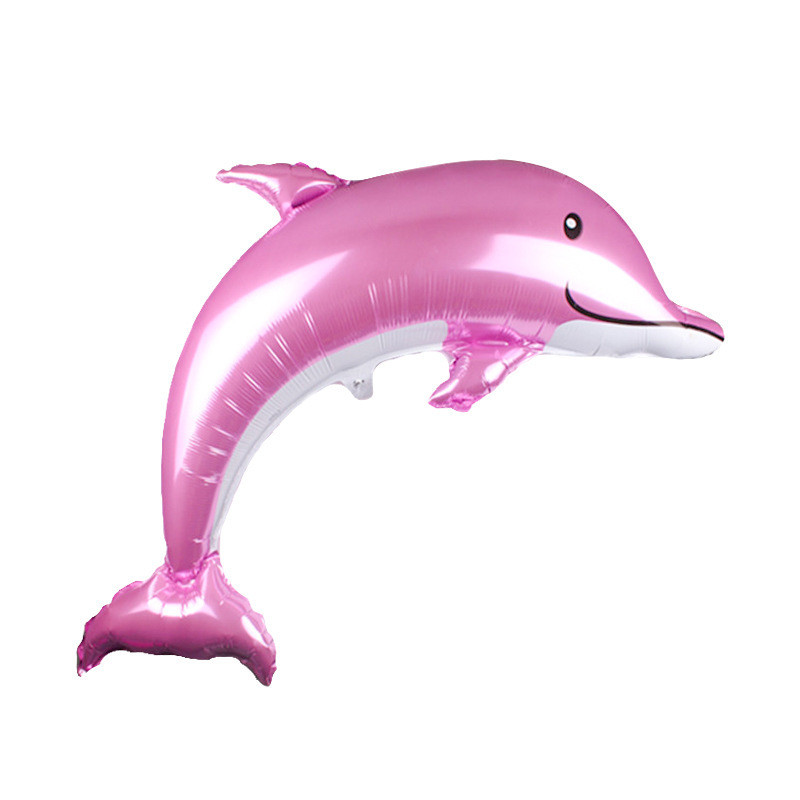 Baloane din folie cu delfin roz de 116 cm cu număr de 40 de inci Balon cu heliu Set tematic Lumea Mării Decoratiuni pentru petrecerea de aniversare Baby Showers