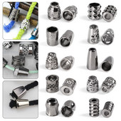 10 vnt Sagties skylės skersmuo 5 ~ 12 mm Peilio juostelės Dekoracija Metaliniai pakabukai Sagtis Paracord karoliukai Paracord apyrankės priedai