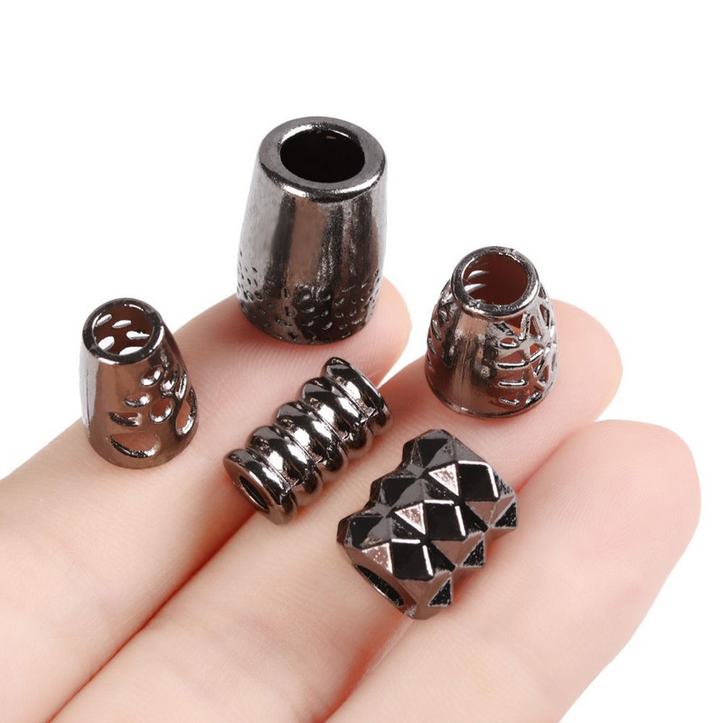 10 vnt Sagties skylės skersmuo 5 ~ 12 mm Peilio juostelės Dekoracija Metaliniai pakabukai Sagtis Paracord karoliukai Paracord apyrankės priedai