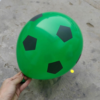 100 τεμ/παρτίδα 12 ιντσών Παχύ λάτεξ Ποδόσφαιρο με στάμπα Μπαλόνια Διακόσμηση πάρτι ποδοσφαίρου για παιδικά παιχνίδια πάρτι ποδοσφαίρου Ποδόσφαιρο