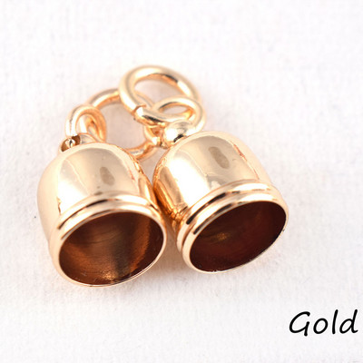 Kis fém bojtsapka kapocs 9 mm belső bojtvég sapka kábel dugó kampó akasztó bojt sapkák csatlakozó táska akasztó