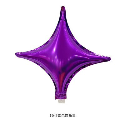 10 vnt / siunta 10 colių gimtadienio balionas 4 kampų žvaigždės aliuminio folijos balionai Vakarėlio renginio išdėstymas Vestuvių kambario dekoravimas Žvaigždžių balionai