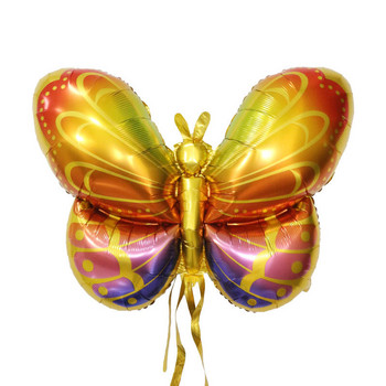 Νέα Magic Color Butterfly Wings Αλουμινένιο μπαλόνι με φιλμ που μπορεί να επιπλέει Άδειο παιδικό στολισμό για γιορτινό πάρτι