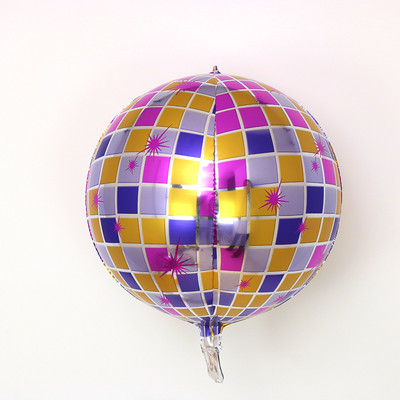 1 vnt. 22 colių lazerinis sidabrinis auksinis diskoteka 4D aliuminio folijos balionas, skirtas gimtadienio vestuvių metinėms, šventės diskoteka KTV dekoracijos