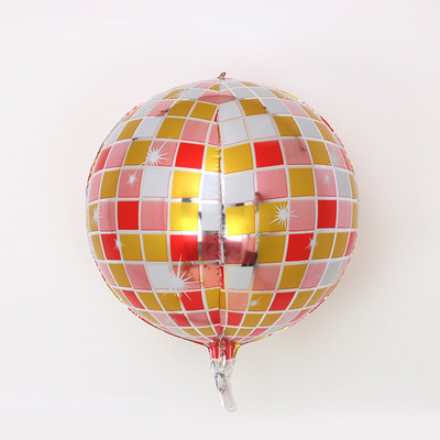 1 vnt. 22 colių lazerinis sidabrinis auksinis diskoteka 4D aliuminio folijos balionas, skirtas gimtadienio vestuvių metinėms, šventės diskoteka KTV dekoracijos