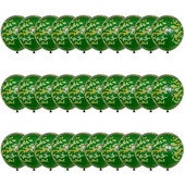 10 DB 12 hüvelykes zöld Camo latex labdák achát erdei katonai témájú fiúk születésnapi parti dekorációja 2,8 g léggömb