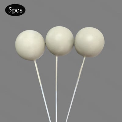 5 vnt/sl. Tortų tvarsčiai Auksiniai sidabriniai rutuliukai su gimtadieniu torto dangtelis „pasidaryk pats“ tortų papuošimui, skirtas papuošti kūdikių dušu, vestuvės