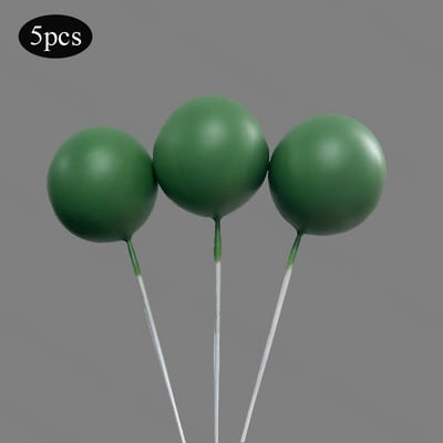 5 vnt/sl. Tortų tvarsčiai Auksiniai sidabriniai rutuliukai su gimtadieniu torto dangtelis „pasidaryk pats“ tortų papuošimui, skirtas papuošti kūdikių dušu, vestuvės