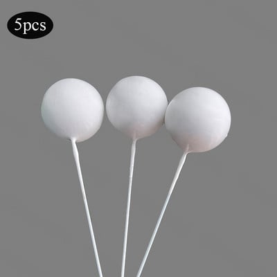 5 vnt/sl. Tortų tvarsčiai Auksiniai sidabriniai rutuliukai su gimtadieniu torto dangtelis „pasidaryk pats“ tortų papuošimui, skirtas papuošti kūdikių dušu, vestuvės