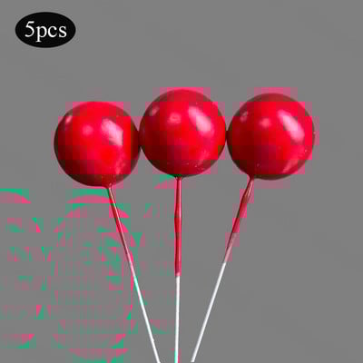 5 vnt/sl. Tortų tvarsčiai Auksiniai sidabriniai rutuliukai su gimtadieniu torto dangtelis „pasidaryk pats“ tortų papuošimui, skirtas papuošti kūdikių dušu, vestuvės